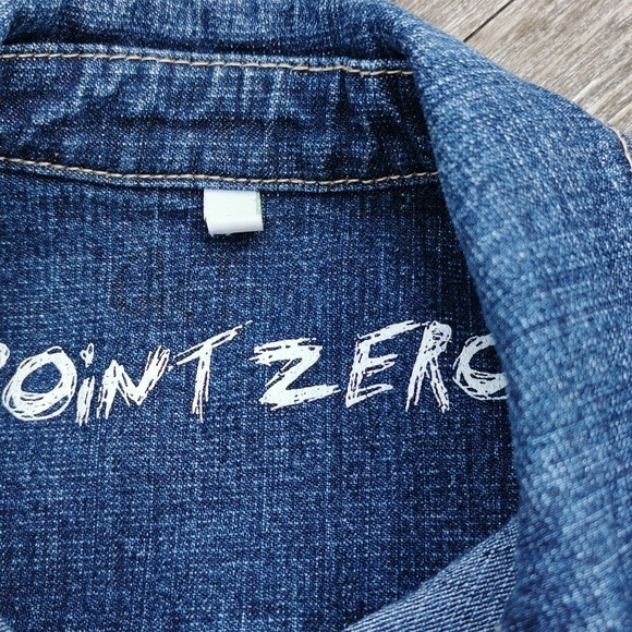 Point Zero Girls jean jacket. Size 6. EUC - Picture 3 of 5